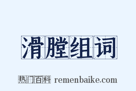 滑膛组词是什么意思的图片